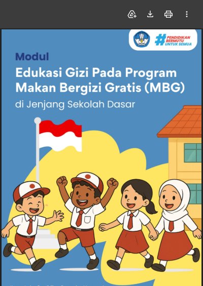 Modul Edukasi Gizi MBG Jenjang SD
